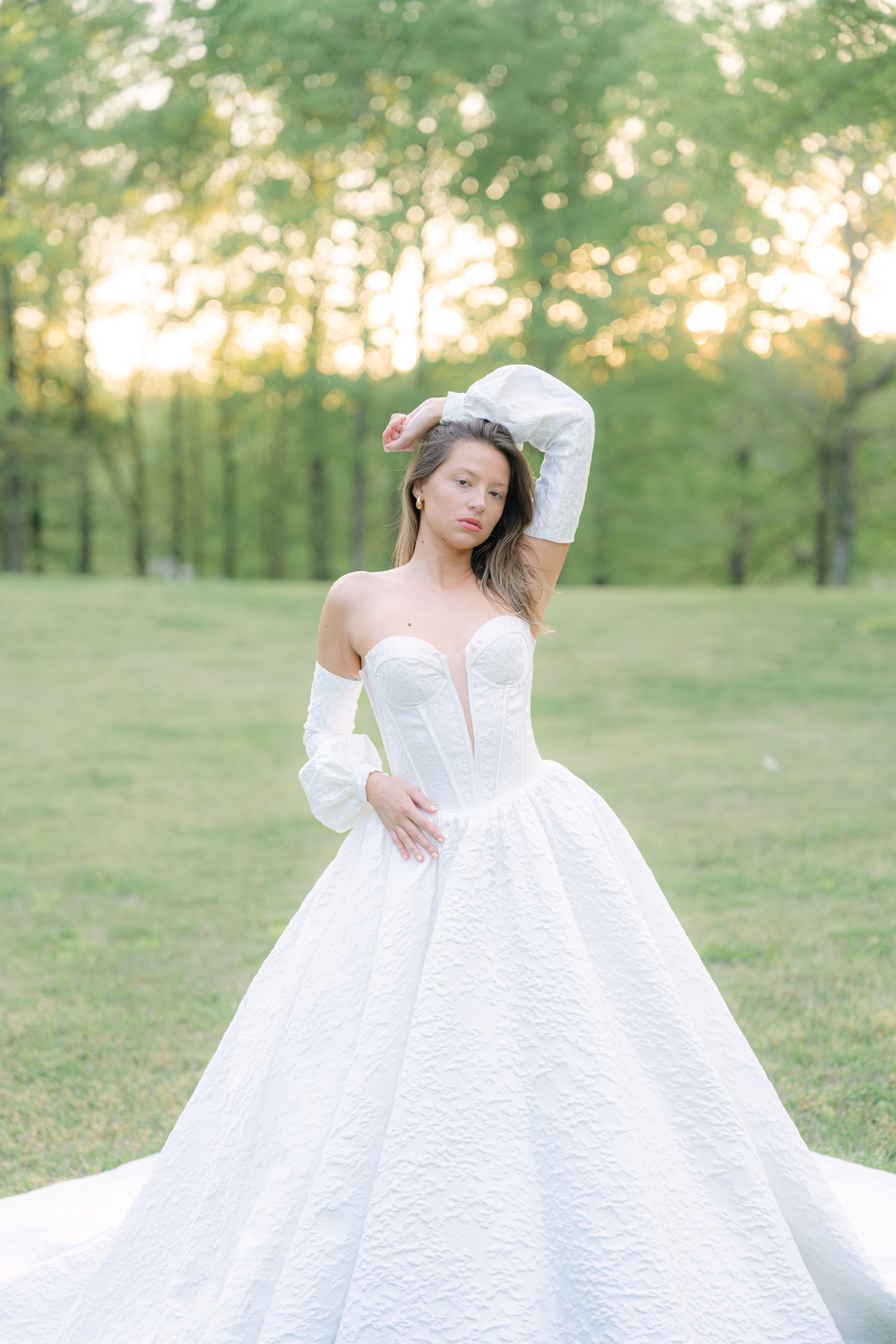 Carrie Grace by Olia Zavozina Nashville bridal designer - Versailles collection Tennessee