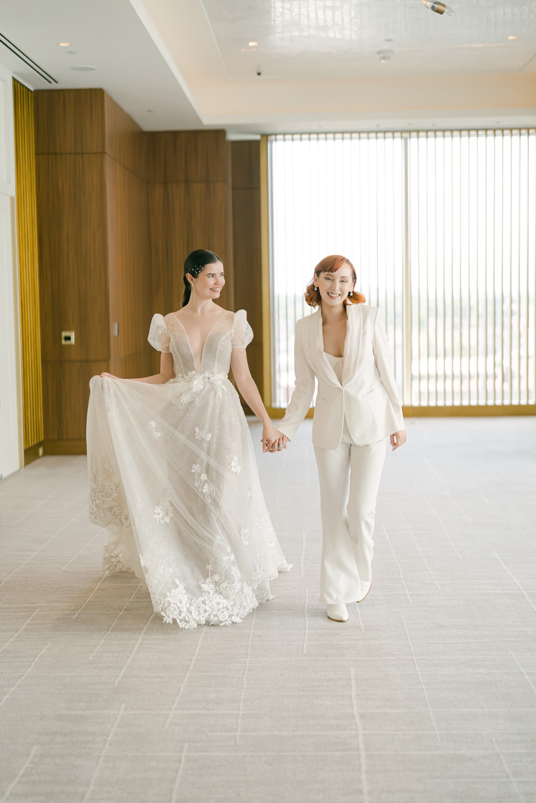 Gladys and Titania by Olia Zavozina Nashville bridal designer - Conrad collection Tennessee