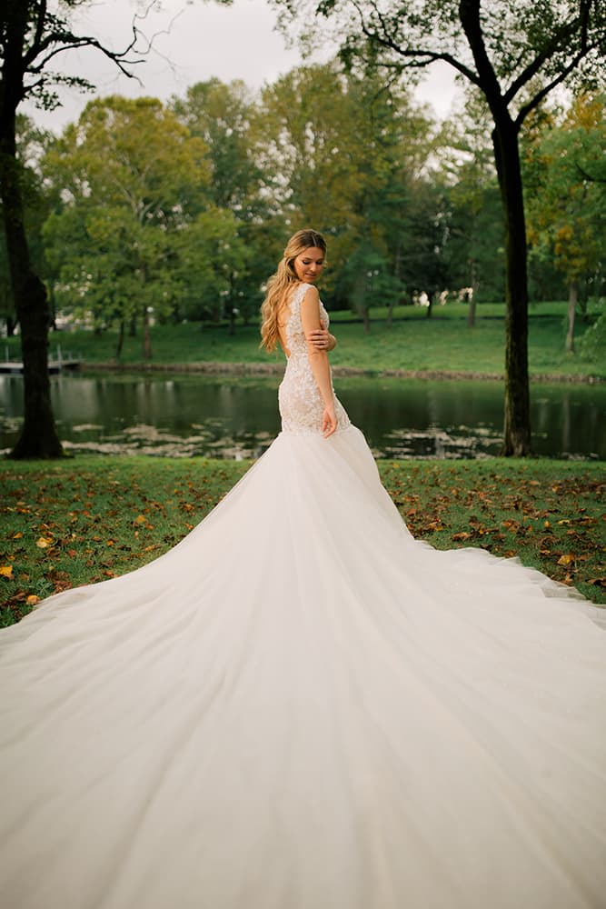 Brock by Olia Zavozina Nashville bridal designer - Rose Garden collection Tennessee