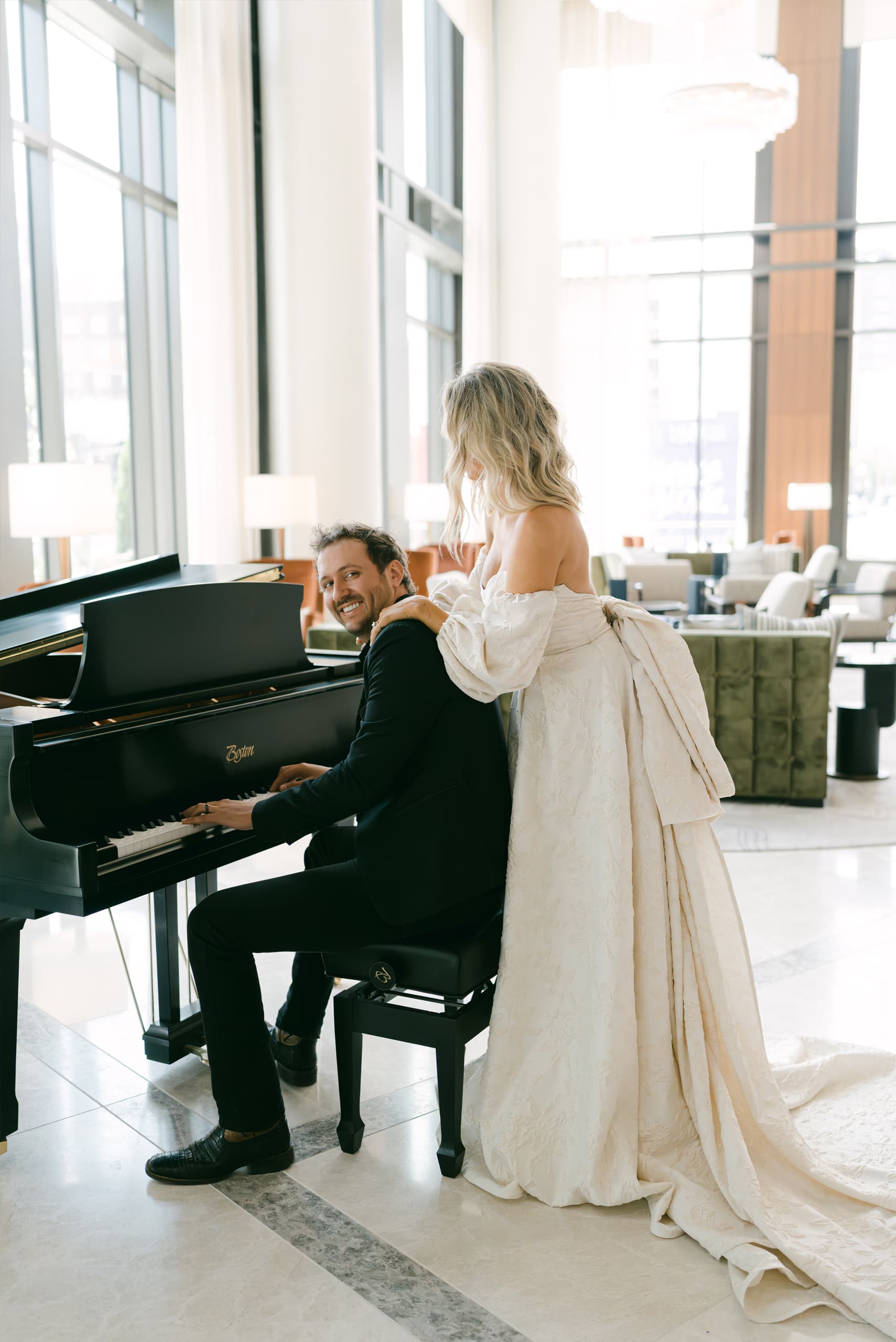 Birdie Bow by Olia Zavozina Nashville bridal designer - Conrad collection Tennessee
