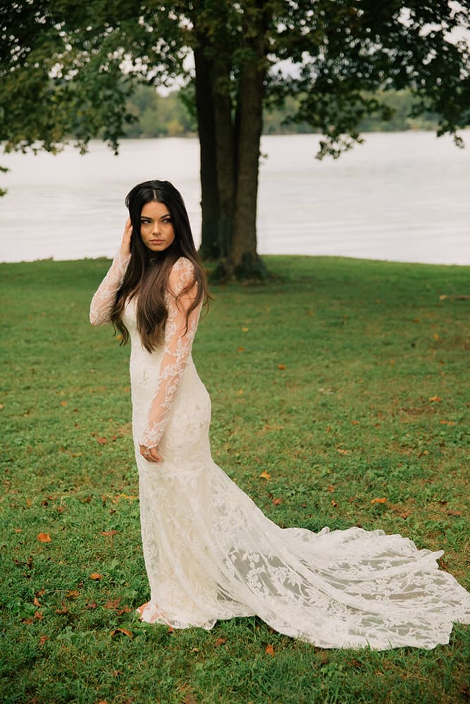 Florence by Olia Zavozina Nashville bridal designer - Rose Garden collection Tennessee