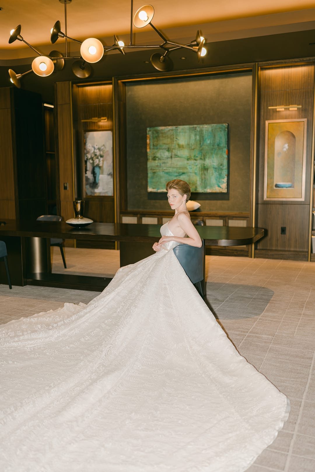The Marble gown by Olia Zavozina